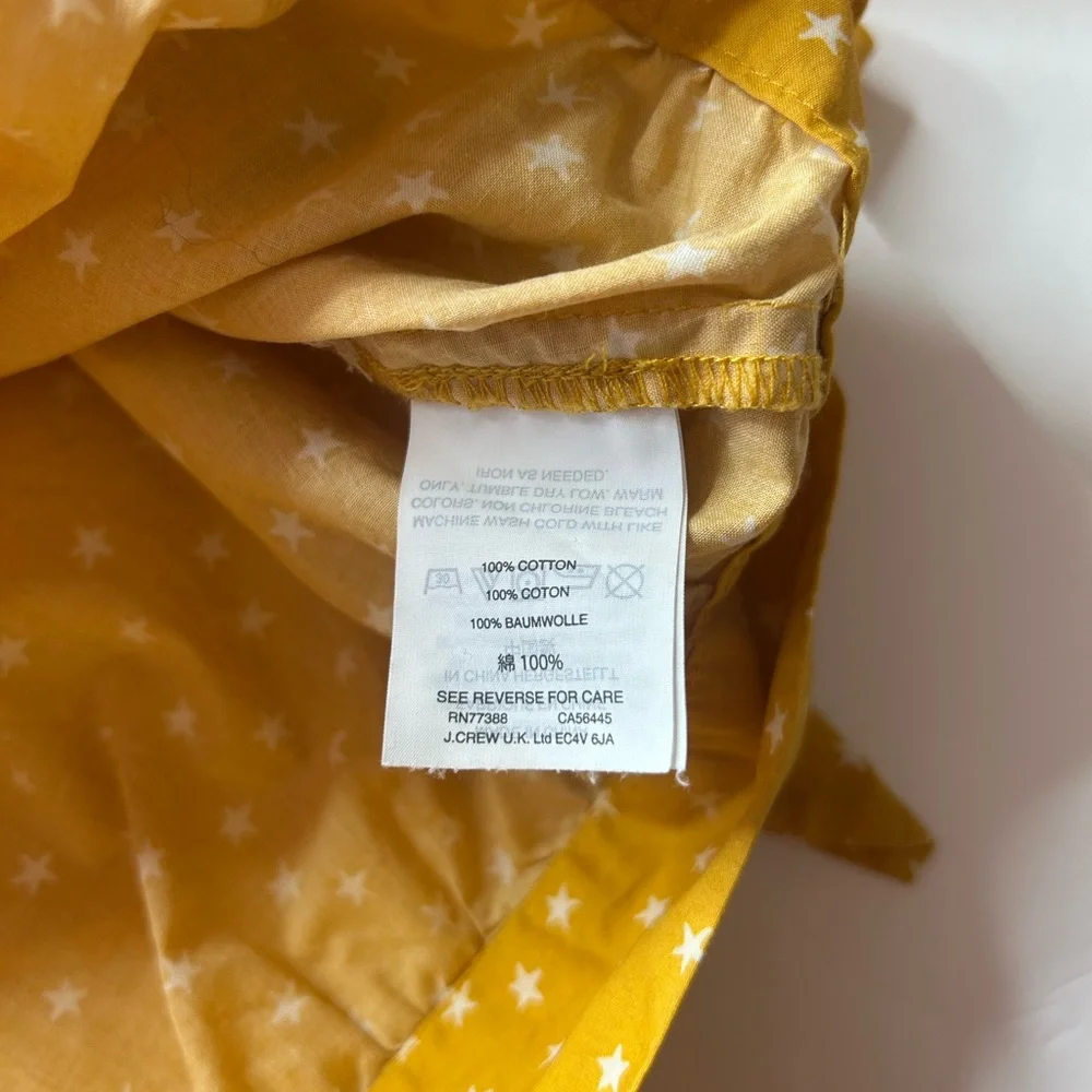 Madewell Yellow Polka Dot Wrap Blouse